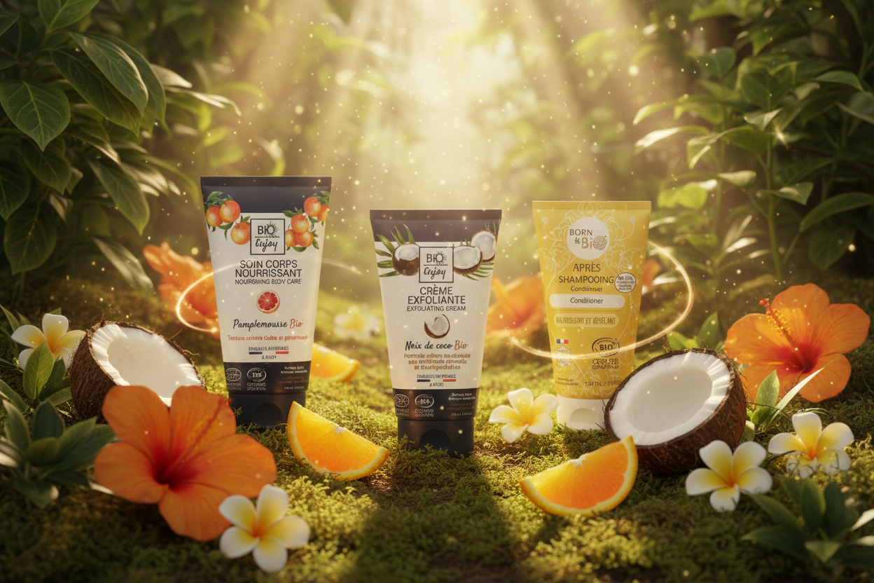 Soin Corps Pamplemousse · Crème Exfoliante Coco · Après Shampooing – La Casa delle Fate