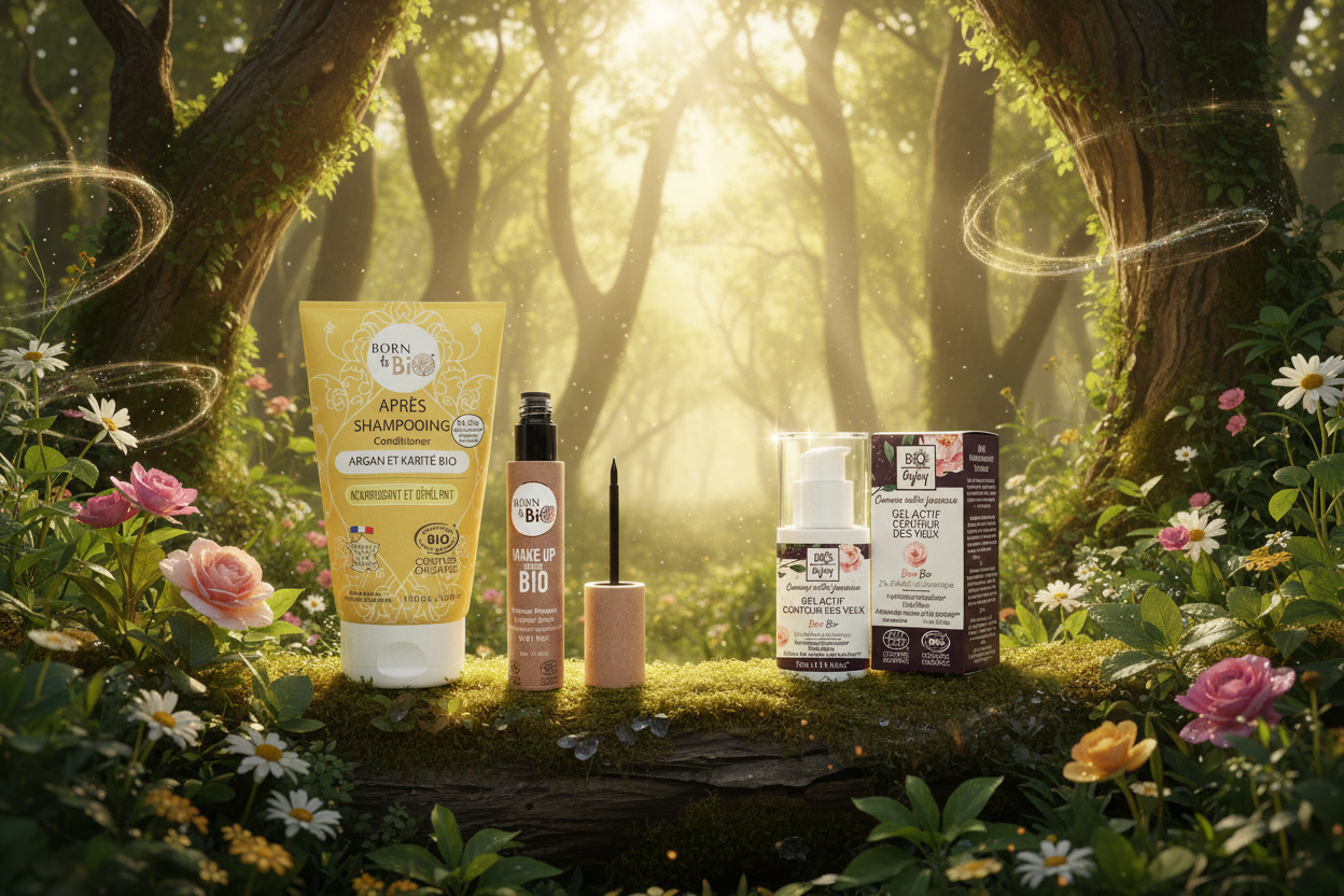 Tre prodotti in foresta incantata